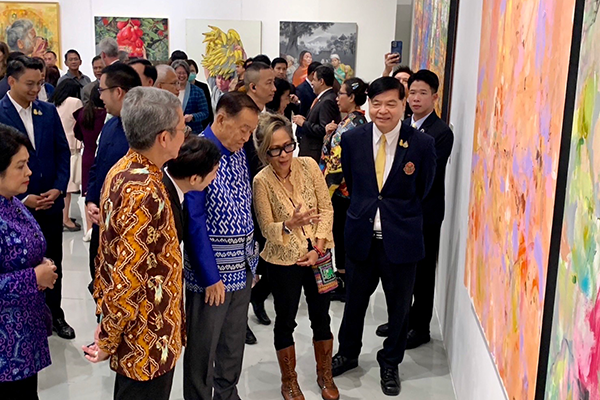 ผู้ตรวจการแผ่นดิน เข้าร่วมพิธีเปิดนิทรรศการความร่วมมือจิตรกรรมสาธารณรัฐอินโดนีเซีย-ไทย
